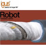 Cáp motor robot IGUS vỏ PUR, lõi xoay CFROBOT series 